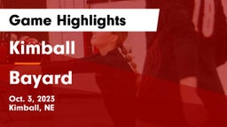 Kimball  vs Bayard  Game Highlights - Oct. 3, 2023