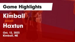 Kimball  vs Haxtun  Game Highlights - Oct. 12, 2023