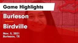 Burleson  vs Birdville  Game Highlights - Nov. 5, 2021