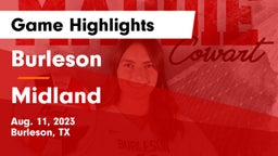 Burleson  vs Midland  Game Highlights - Aug. 11, 2023