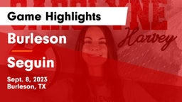 Burleson  vs Seguin  Game Highlights - Sept. 8, 2023