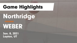 Northridge  vs WEBER  Game Highlights - Jan. 8, 2021