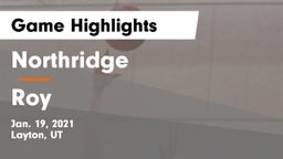 Northridge  vs Roy  Game Highlights - Jan. 19, 2021