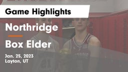 Northridge  vs Box Elder Game Highlights - Jan. 25, 2023