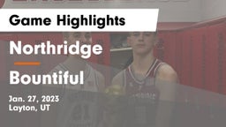 Northridge  vs Bountiful  Game Highlights - Jan. 27, 2023