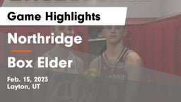Northridge  vs Box Elder Game Highlights - Feb. 15, 2023