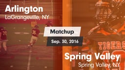 Matchup: Arlington High vs. Spring Valley  2016