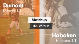 Matchup: Dumont  vs. Hoboken  2016