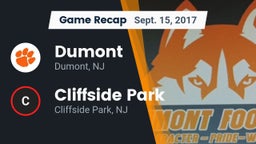 Recap: Dumont  vs. Cliffside Park  2017