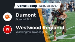 Recap: Dumont  vs. Westwood Regional  2017