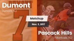 Matchup: Dumont  vs. Pascack Hills  2017