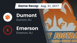 Recap: Dumont  vs. Emerson  2017