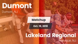 Matchup: Dumont  vs. Lakeland Regional  2018