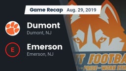 Recap: Dumont  vs. Emerson  2019