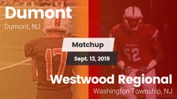 Matchup: Dumont  vs. Westwood Regional  2019