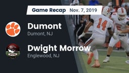 Recap: Dumont  vs. Dwight Morrow  2019