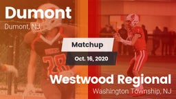 Matchup: Dumont  vs. Westwood Regional  2020