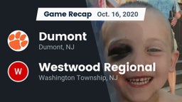 Recap: Dumont  vs. Westwood Regional  2020