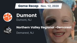 Recap: Dumont  vs. Northern Valley Regional -Demarest 2020