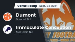 Recap: Dumont  vs. Immaculate Conception  2021