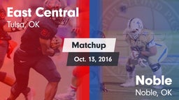 Matchup: East Central High vs. Noble  2016