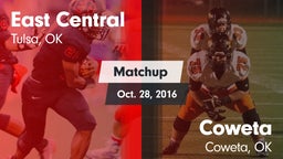 Matchup: East Central High vs. Coweta  2016