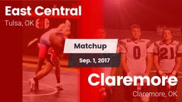 Matchup: East Central High vs. Claremore  2016