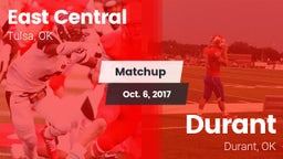 Matchup: East Central High vs. Durant  2017