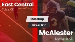 Matchup: East Central High vs. McAlester  2017