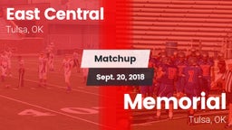Matchup: East Central High vs. Memorial  2018