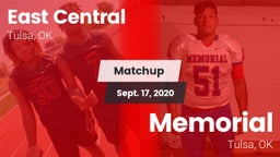 Matchup: East Central High vs. Memorial  2020