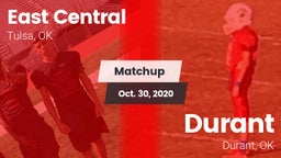 Matchup: East Central High vs. Durant  2020