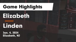 Elizabeth  vs Linden  Game Highlights - Jan. 4, 2024