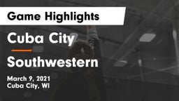 Cuba City  vs Southwestern  Game Highlights - March 9, 2021