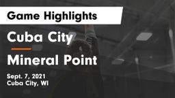 Cuba City  vs Mineral Point  Game Highlights - Sept. 7, 2021