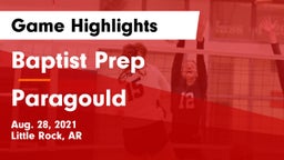 Baptist Prep  vs Paragould  Game Highlights - Aug. 28, 2021