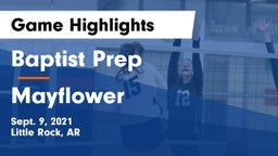 Baptist Prep  vs Mayflower  Game Highlights - Sept. 9, 2021