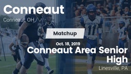 Matchup: Conneaut High vs. Conneaut Area Senior High 2019