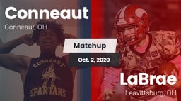 Matchup: Conneaut High vs. LaBrae  2020