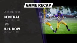 Recap: Central  vs. H.H. Dow  2016