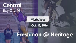 Matchup: Central  vs. Freshman @ Heritage 2016