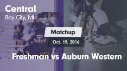 Matchup: Central  vs. Freshman vs Auburn Western 2016