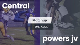 Matchup: Central  vs. powers jv 2017