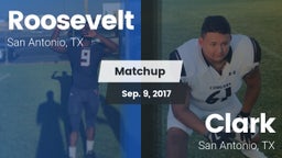 Matchup: Roosevelt High vs. Clark  2017