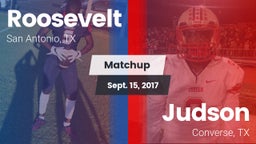 Matchup: Roosevelt High vs. Judson  2017