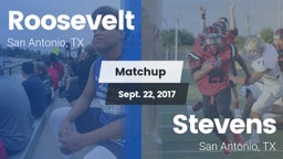 Matchup: Roosevelt High vs. Stevens  2017