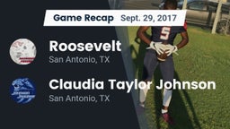 Recap: Roosevelt  vs. Claudia Taylor Johnson 2017