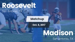 Matchup: Roosevelt High vs. Madison  2017