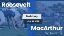 Matchup: Roosevelt High vs. MacArthur  2017