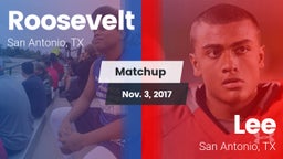Matchup: Roosevelt High vs. Lee  2017